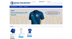 Desktop Screenshot of bosna-onlineshop.com